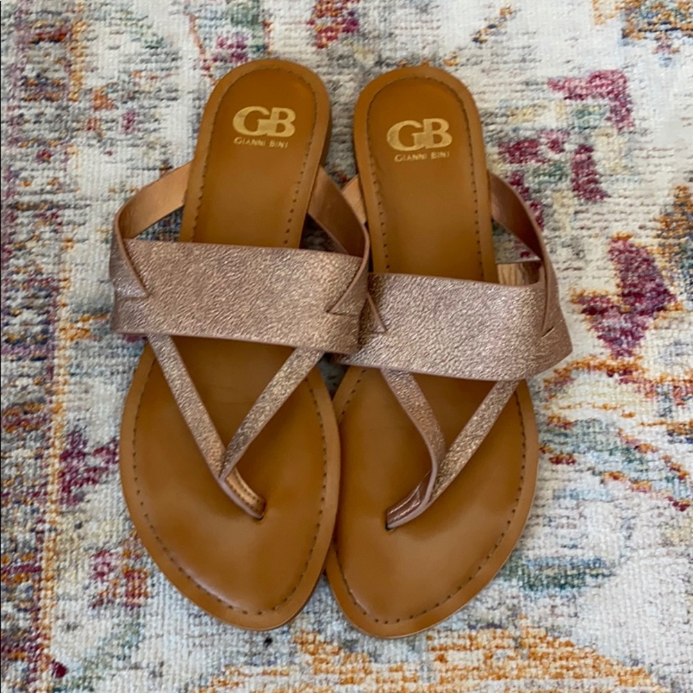 Rose gold sandal